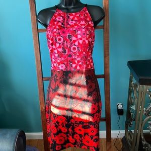 slim fit dress slacks Anabelle Halter Neck Midi Dress